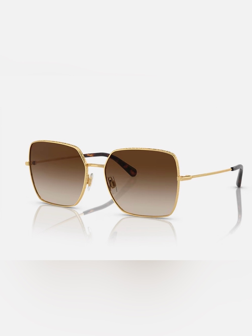 Dolce & Gabbana DG2242 Gold Square Sunglasses